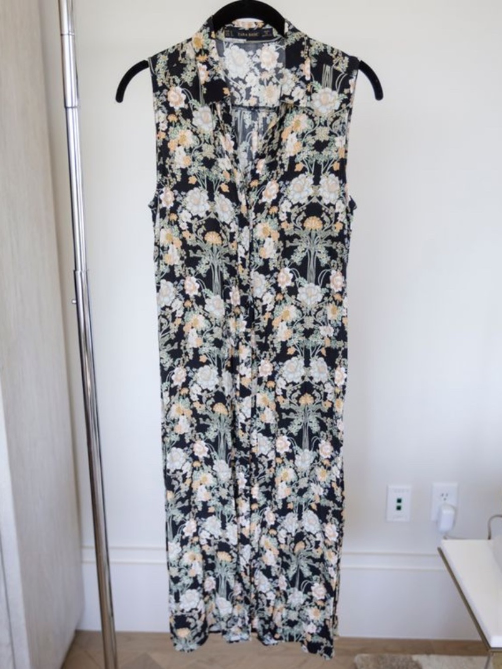 ZARA Floral Midi Dress
